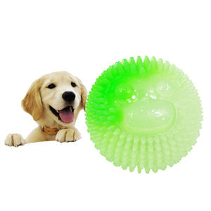 La migliore vendita di fabbrica illumina il giocattolo da masticare per cani stridulo bagliore scuro che rimbalza l'agilità giocattolo da masticare per cani da notte all'aperto - Product Image 3