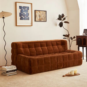 أريكة مضغوطة فاخرة حديثة أثاث غرفة معيشة فاخر على شكل مربع للفنادق والفيلات والمدارس - Product Image 5