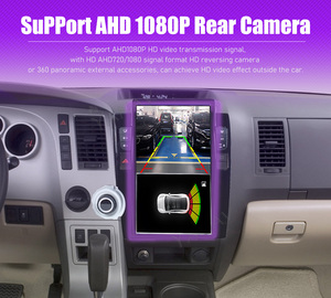 Qualcomm Android 11 đài phát thanh xe hơi màn hình cảm ứng GPS navigation 4 gam LTE DSP đa phương tiện <span class=keywords><strong>Player</strong></span> cho Sequoia Tundra 2007-2017 1 năm - Product Image 3