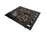 Cuisinière à gaz et électrique à panneau en acier inoxydable à 5 brûleurs pour appareil électrique de cuisine domestique