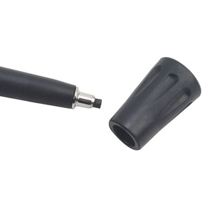 Fundas protectoras de plástico negro para puntas de bastones de senderismo, accesorios para bastones de trekking, tapas redondas para bastones. - Product Image 5