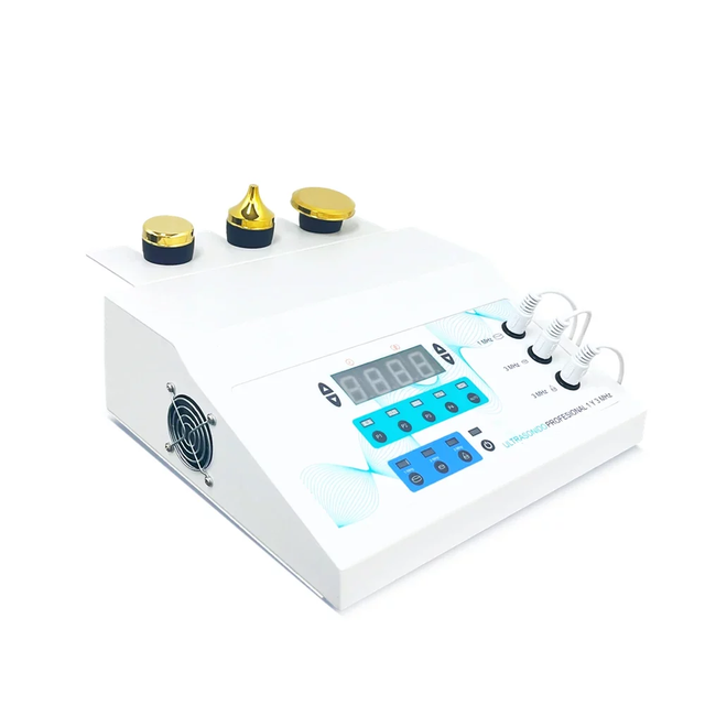 ULTRASONIDO PROFESIONAL 1 Y 3 MHZ Physiotherapy Machine 3 Probes Face and Body
