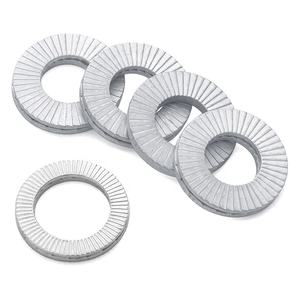 <span class=keywords><strong>Prix</strong></span> usine 304 acier inoxydable Double pile autobloquante rondelle anti-desserrage DIN25201 verrouillage denté Zinc sans verrouillage - Product Image 3