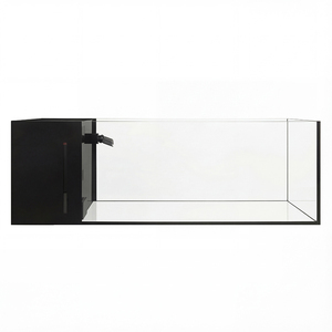 Aquarium en verre avec filtre latéral, aquarium de luxe pour salon/bureau, cloison - Product Image 6