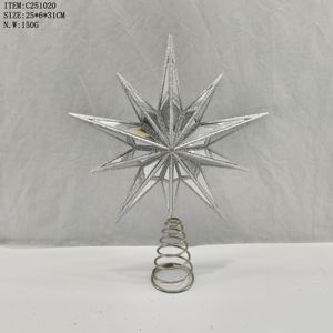 <b>Christmas</b> <b>Tree</b> <b>Top</b> Sparkle Stars Hang Xmas Decoration Treetop Topper Supplies <b>Christmas</b> <b>Tree</b> Decor - Product Image 1