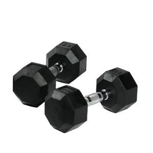 Black Rubber Adjustable <strong>4kg</strong> Gym <strong>Dumbbell</strong> Made in China - Product Image 1
