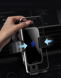 <span class=keywords><strong>Support</strong></span> de téléphone portable pour <span class=keywords><strong>voiture</strong></span>, chargeur <span class=keywords><strong>sans</strong></span> <span class=keywords><strong>fil</strong></span> de 10 W 15W à fixation automatique - Product Image 3