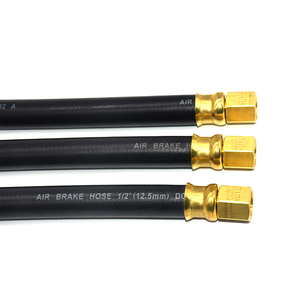 Tubi Flessibili per Freni ad Aria YUTE, Diametro Interno 1/2, Raccordi NPT 3/8, Un'Estremità Fissa, Un'Estremità Girevole, Lunghezza 18 Piedi - Product Image 5