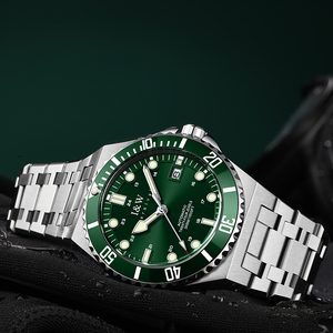<span class=keywords><strong>Montre</strong></span> mécanique de <span class=keywords><strong>luxe</strong></span> OEM pour <span class=keywords><strong>homme</strong></span>, étanche 30 bars, lumineuse, de plongée, en acier inoxydable, avec répétiteur, pour le sport et la mode, vente en gros - Product Image 2
