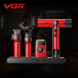 Vgr 4-in-1 Chuyên Nghiệp Barbershop Combo Set 9000RPM Tốc Độ Cao BLDC Tóc Cho Clipper Máy Sấy Máy Cạo Râu Cho Hộ Gia Đình Sử Dụng USB - Product Image 2