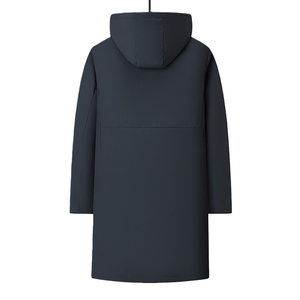 Cappotto Invernale da <span class=keywords><strong>Uomo</strong></span> Casual Business Imbottito in <span class=keywords><strong>Pile</strong></span> di Cotone <span class=keywords><strong>con</strong></span> <span class=keywords><strong>Cappuccio</strong></span> Staccabile, Giacca Lunga e Calda in Cotone, Abbigliamento Invernale 2025 - Product Image 3