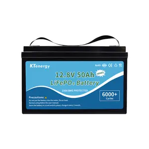 12v 50Ah 100Ah 200Ah 300Ah 400Ah Lithium Ion Phosphate Lifepo4 Storage Battery for RV Marine Solar Energy Storage Application