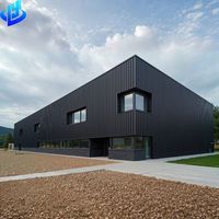 Almacén de Estructura de Acero Galvanizado, Diseño Moderno, Edificio Metálico Prefabricado, Kit de Nave Industrial de Gran Envergadura