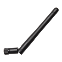 Antenne WIFI double bande à Gain élevé étanche 2.4GHz 5.8G polarisation verticale RP mâle amplificateur de Signal à distance antenne en caoutchouc