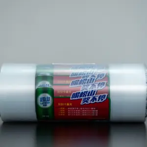 Factory Hot Sale PE Heat Shrink Wrap Film Packaging Roll Clear Logo Transparent Heat Shrinking Film Wrap