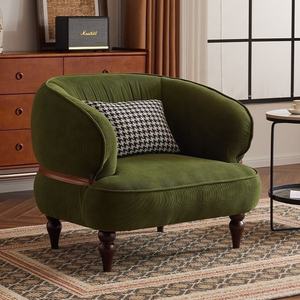 Divano Modulare di Lusso Italiano in Pelle di Vacchetta, Stile Retrò per Soggiorno, Set Divano in Pelle Marrone Kaki - Product Image 3