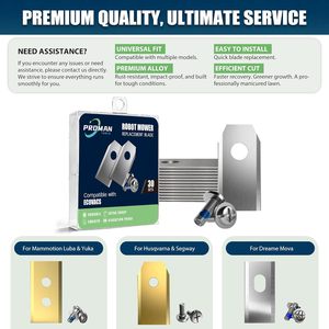 Lames de tondeuse robotisée compatibles avec la tondeuse robotisée Ecovacs Goat, la tondeuse robotisée Skress - Product Image 5
