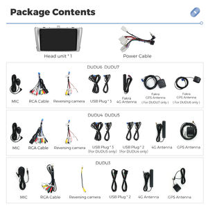 DUDU 7 Android Autoradio <span class=keywords><strong>DVD</strong></span> FM Écran Carte Navigation Moniteur Tactile UIS 7870 FYT avec Ventilateur de Refroidissement pour Toyota Avensis 2008-2015 - Product Image 4
