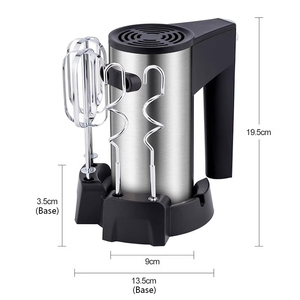 Batidora de mano de acero inoxidable con control automático por botón, 5 velocidades, para repostería, de fábrica, personalizable - Product Image 1