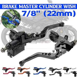 Levier de frein hydraulique et poignée d'embrayage pour moto, 22 cm, 7/8 pouces, avec réservoir, pour Honda et Yamaha - Product Image 1