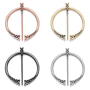 マントピン スカーフ ショール バックル クラスプ ピン ペン型ブローチ バイキングブローチ ヴィンテージ合金メッキ販促品 - Product Image 6