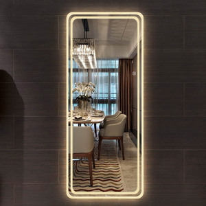 Espejo de pared moderno de cuerpo entero con Vestidor de suelo Decoración elegante para comedor - Product Image 3
