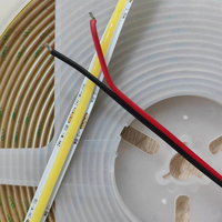 Lampu Strip LED COB Tembaga 2-kawat Dua Warna CCT 10M 24V Dapat Diredupkan Fleksibel 2700K~6500K 8MM 6+6W IP33 Ra90 Lampu Natal
