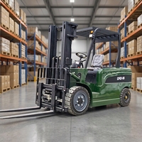 CE Elektrikli Forklift 2.5T 3T 3.5T 4T 3m 4m 5m 6m Kaldırma Yüksekliği Yüksek Verimli Depo Forklifti