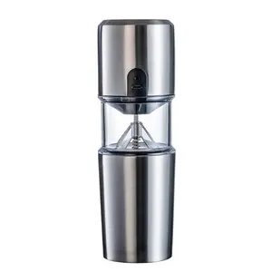 2023 Nieuwe Roestvrijstalen Automatische Handheld Grinder Draagbare Koffiemachine Usb Oplaadbare Elektrische Infuus Koffiezetapparaat