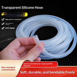 Özel Yüksek Kaliteli Esnek Silikon Hortumlar Gıda Sınıfı -50-220 Sıcaklık Aralığı Endüstriyel Kullanım ZXQ0015 Model Özelleştirilebilir - Product Image 2