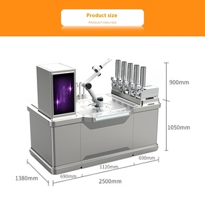 <b>Fully</b> <b>Automatic</b> Commercial Robot <b>Coffee</b> Console Smart Collaborative for Bar Milk Tea Shop with SDK Function Vending <b>Machines</b> - Product Image 3