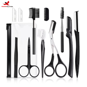 Pinzas Multiusos de Acero Inoxidable, Recortador de Cejas, Tijeras, Cepillo para Pestañas, Depiladores Faciales, Kit de Herramientas de Maquillaje GZ RTS, Pedido Mixto al por Mayor - Product Image 1