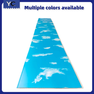 Plaques de plafond en PVC écologiques, imperméables et ignifuges - Décoration de plafond suspendu pour intérieur - Product Image 5