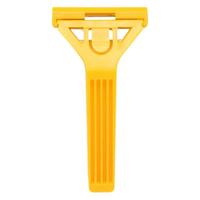 Autocollant de colle supprimer lame à bord unique fenêtre verre bleu peinture grattoir outil couteau de nettoyage en plastique