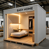 Cabine de sommeil insonorisée préfabriquée avec lit - Offre spéciale