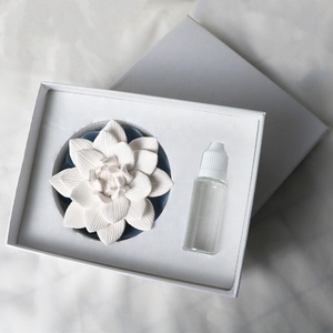 Tùy Chỉnh Nhà Xe Làm Mát Không Khí Thơm Gốm Hương Thơm Thạch Cao Sứ Hoa Sen Hương Thơm Tinh Dầu Khuếch Tán - Product Image 6