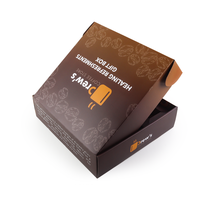 Boîte à café de luxe personnalisée avec logo, impression intégrale, fermeture magnétique, impression quadricolore, doublure intérieure en carton ondulé recyclable