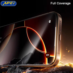 APEI-Coque <span class=keywords><strong>incassable</strong></span> en verre trempé 9H pour <span class=keywords><strong>iPhone</strong></span> 14, 13, 15, 16, 17 Pro Max, film de protection d'écran pour Samsung - Product Image 4