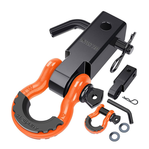 Kit de sangles de remorquage robustes avec manille en D, attache de remorquage et sac de rangement, capacité 30 000 lb, pour camions tout-terrain, SUV, VTT - Product Image 2