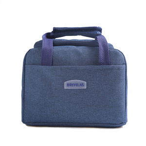 Brivilas Insulated Lunch Bag Cloth <b>Material</b> With PEVA Lining For Student And Daily Use - Product Image 5