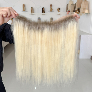 12x1.5 Topper de Cabello Frontal de Encaje para Mujer, Cabello Humano, con Cordón, para la Línea del Cabello Frontal # SBT18-60 - Product Image 2