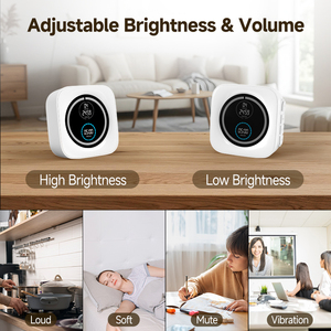 Hẹn giờ Pomodoro kênh đôi với màn hình hiển thị trực quan và báo động rung im lặng để nghiên cứu quản lý thời gian tập trung tùy chỉnh - Product Image 6