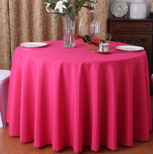 Wholesale Luxury 90-Inch Rectangular &amp; 132-Inch Round <strong>Red</strong> <strong>Table</strong> Cloth <strong>with</strong> Logo for Home Outdoor Parties Weddings &amp; Banquets - Product Image 5