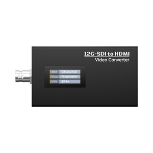 Convertidor de Video Metálico de 100M 4KP60 de Grado Profesional, 12G-SDI a HDMI YUV422 de 10 bits, DC5-12V - Product Image 2