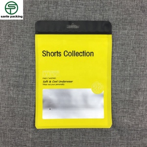 Custom Thickened Material Recyclable Plastic Bag with Valve Zipper Top for Children's Underwear Socks Packaging Gravure Printed - Product Image 3