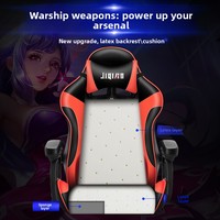 Chaise de massage pour jeux électroniques, confortable, ergonomique, inclinable et rotative, avec masseur à 7 points