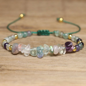 Delicate Moonstone <b>Bracelet</b>, Handwoven <b>Beaded</b> <b>Bracelet</b>, Gift Jewelry for Women, Yoga and Meditation - Product Image 5