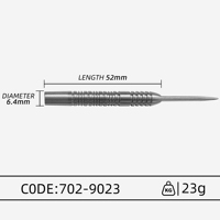 Jeu de Fléchettes Penpen à Pointe Acier en Tungstène 23g, 3 Pièces/ensemble, Poids Total 105g, Emballage Personnalisable à 90%, Durable 702-9023-BH06