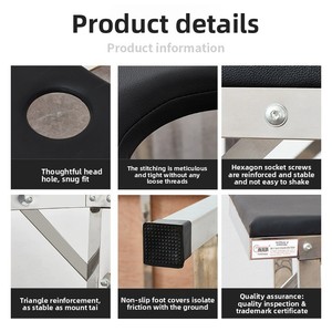 Cama de Masaje para Exámenes en el Consultorio del Hospital, Material de PVC con Acabado Pintado, para Fisioterapia, Medicina Tradicional <span class=keywords><strong>China</strong></span>, <span class=keywords><strong>Tuina</strong></span> - Product Image 4