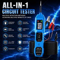 Lector de Códigos para Automóviles Inteligente 823 con Pantalla LED de Voltaje - Protocolo OBD2/EoBd, Alimentación USB de 12V, Compatible con Vehículos de 6-24V CC